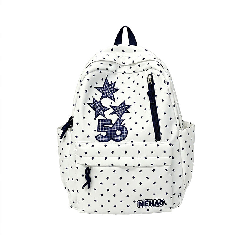 Star-Patterned Casual Backpack Stornfield 1791204448