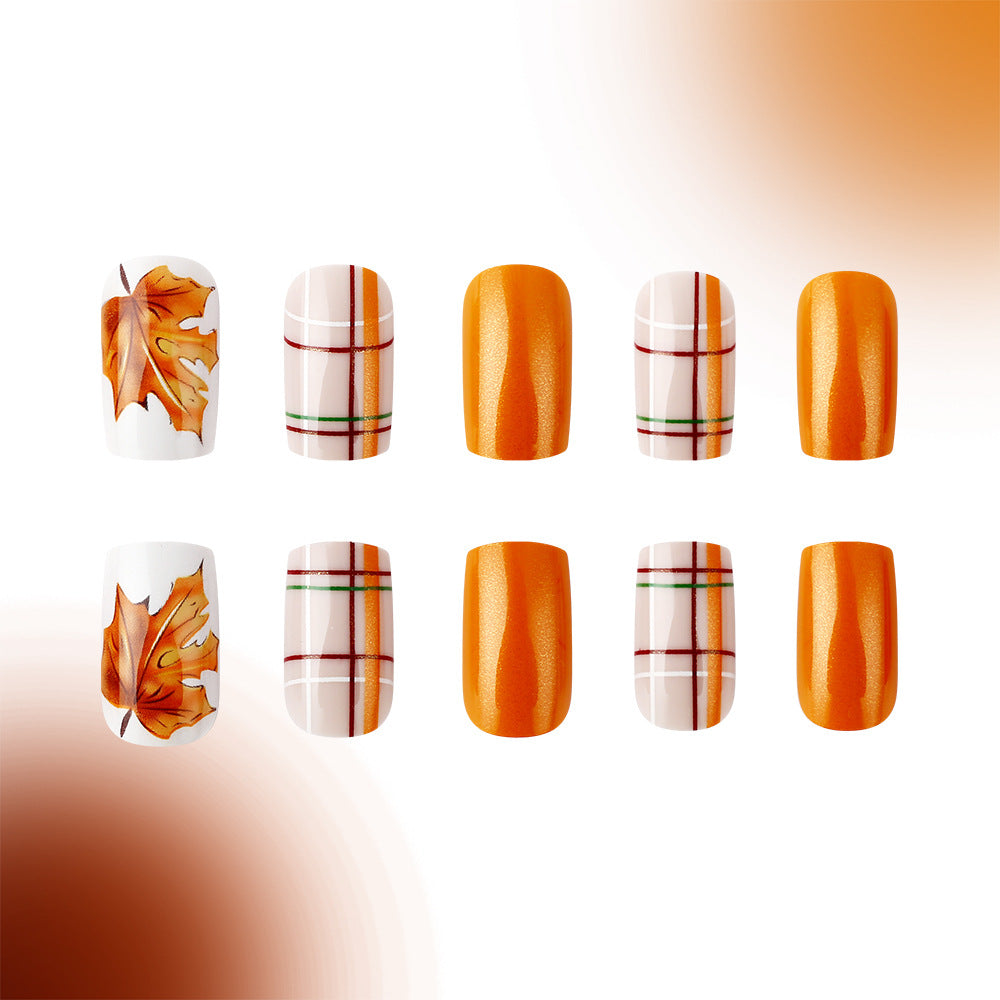 Autumn-Inspired Nail Art Set Stornfield