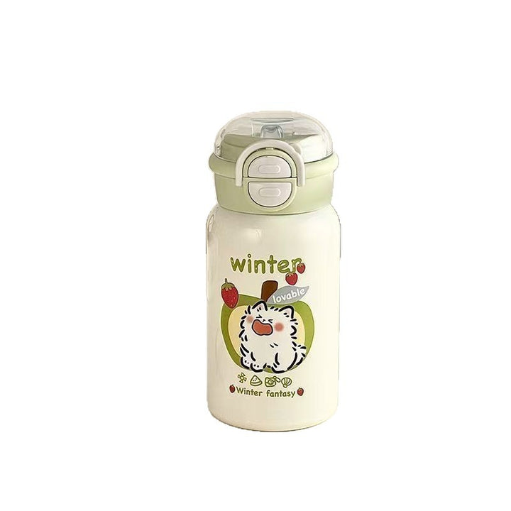 Ladies drinking bottle with cute animal design and innovative closure system Stornfield