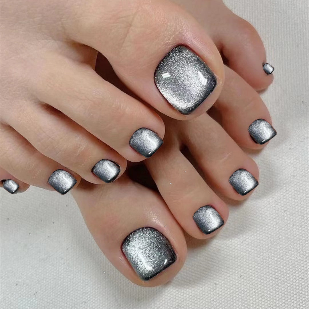 Decorative Crystal-Embellished Press-On Nails Stornfield