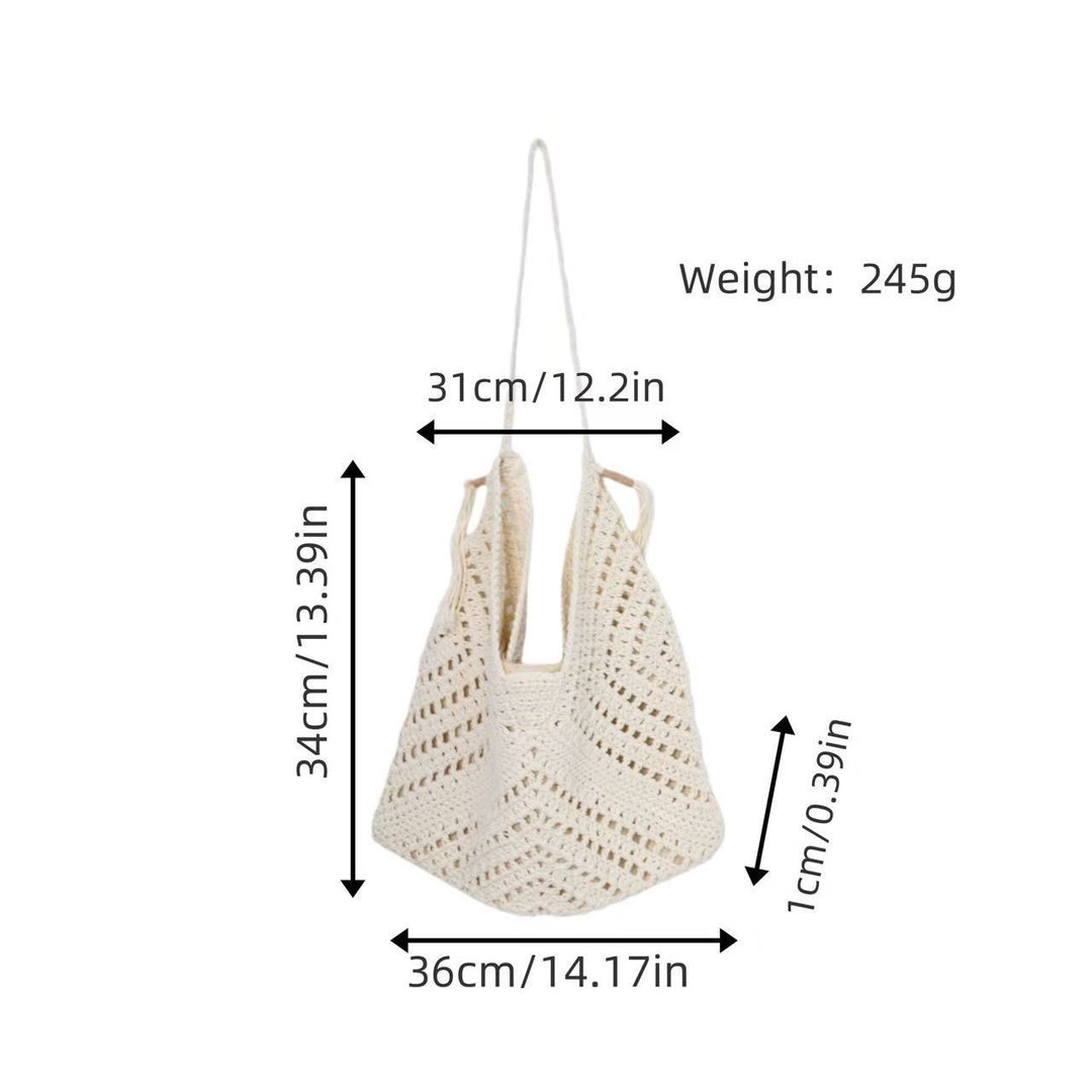 Handcrafted net tote bag Stornfield