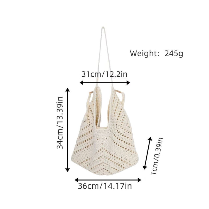 Handcrafted net tote bag Stornfield