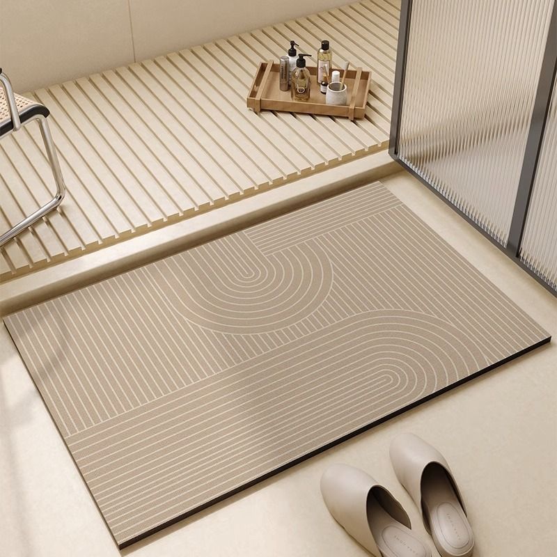 Modern Abstract Pattern Bath Mat for Bathroom
