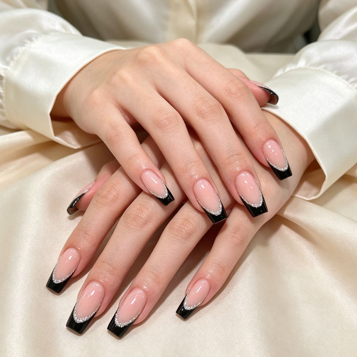 Elegant French Tip Nail Art Enhancements Stornfield