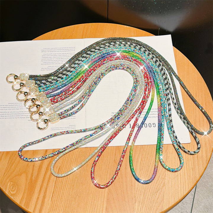 Rhinestone-Embellished Eyewear Lanyard Stornfield