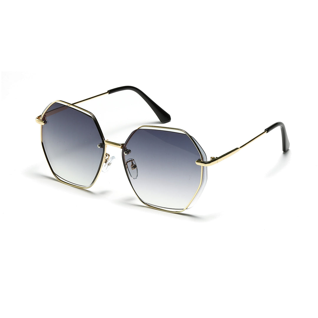Women's fashionable octagonal sunglasses with elegant frame Stornfield