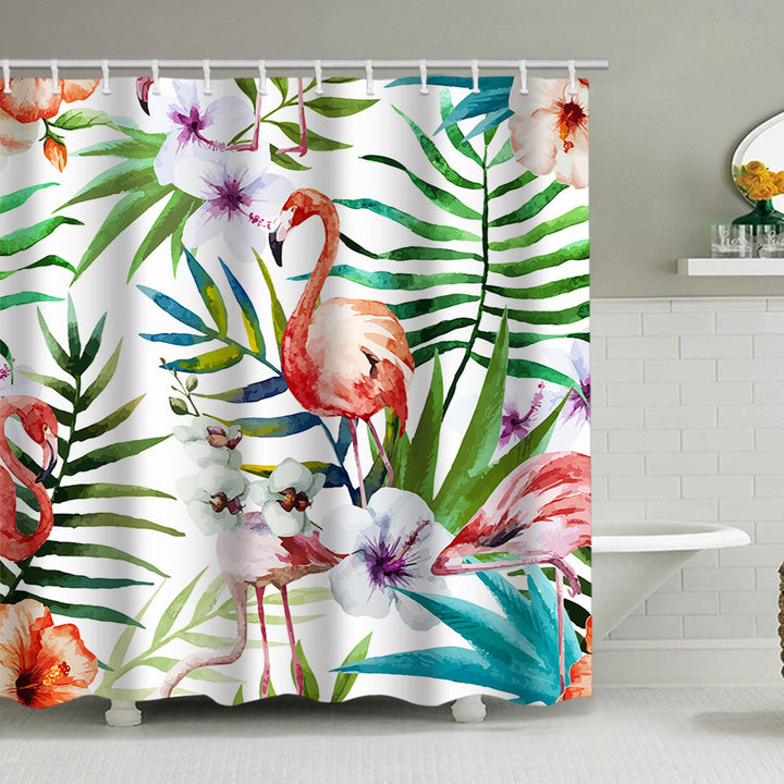 Tropical Paradise Shower Curtain Stornfield