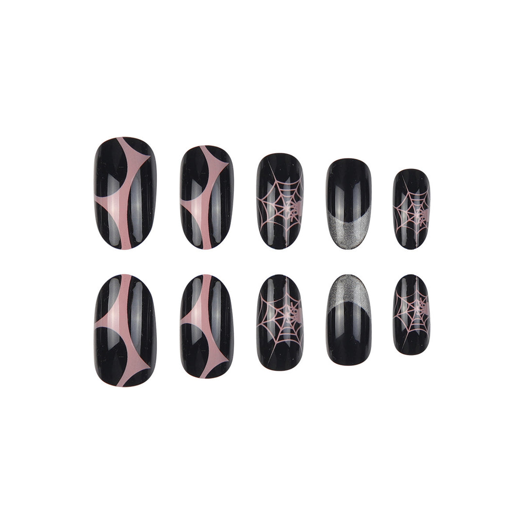 Halloween-Themed Stiletto Nail Art Set Stornfield