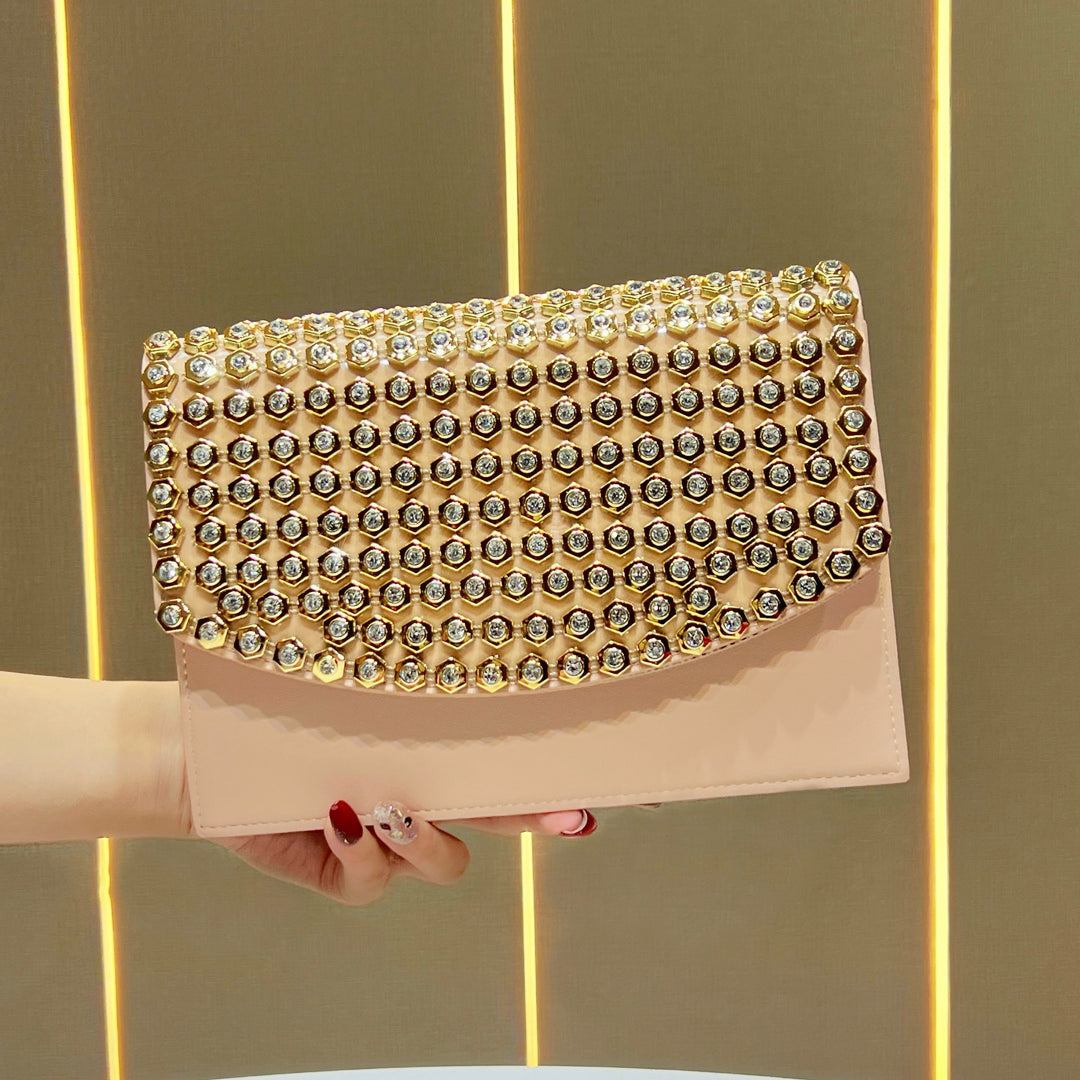 Luxurious Studded Evening Clutch