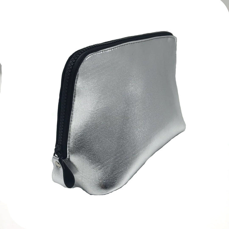 Elegant Textured Makeup Pouch