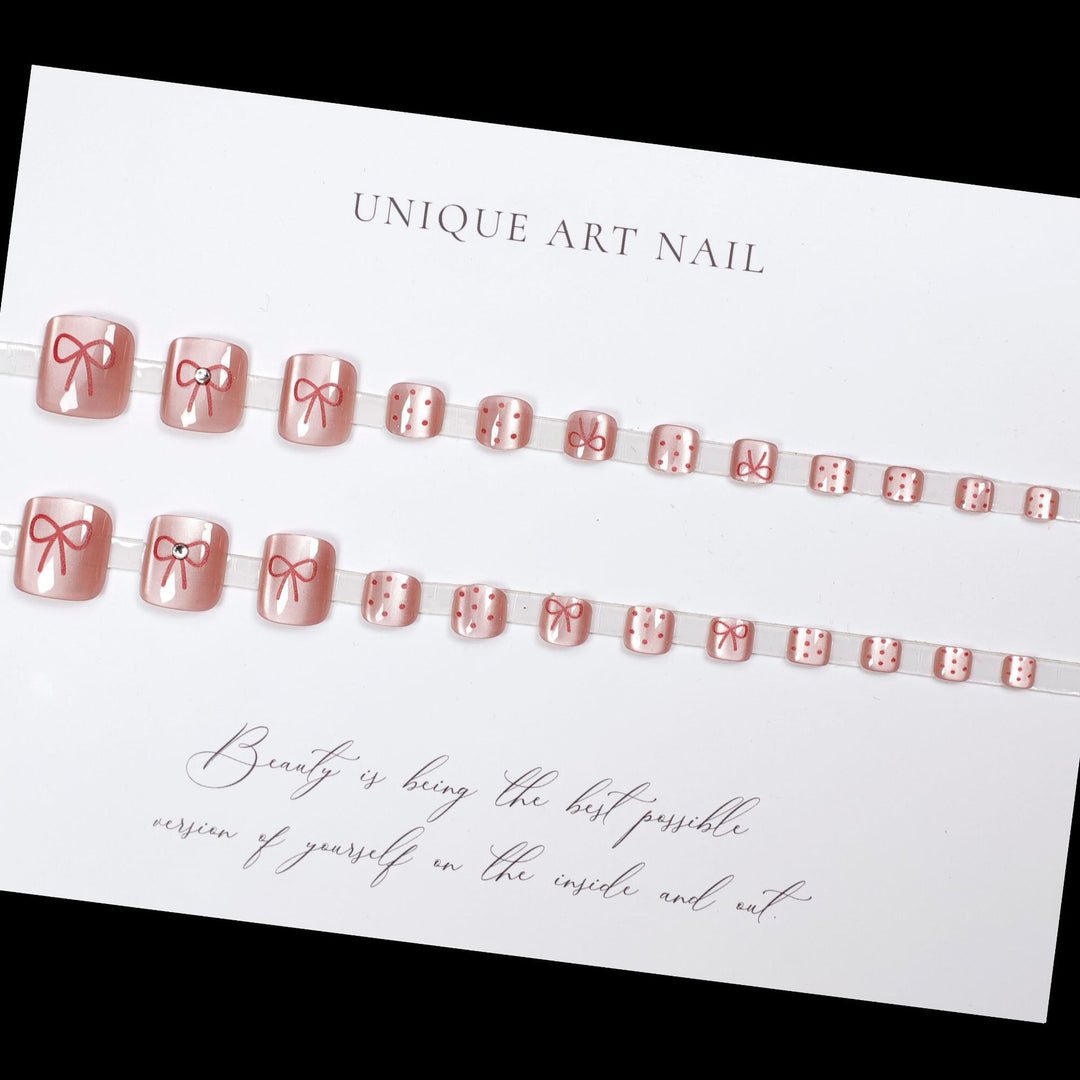 Decorative Press-On Toe Nail Art Stornfield