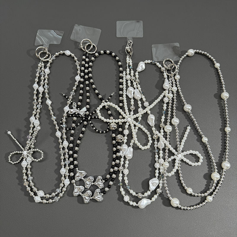 Elegant Pearl Beaded Lanyard Stornfield
