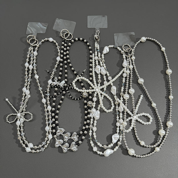 Elegant Pearl Beaded Lanyard Stornfield
