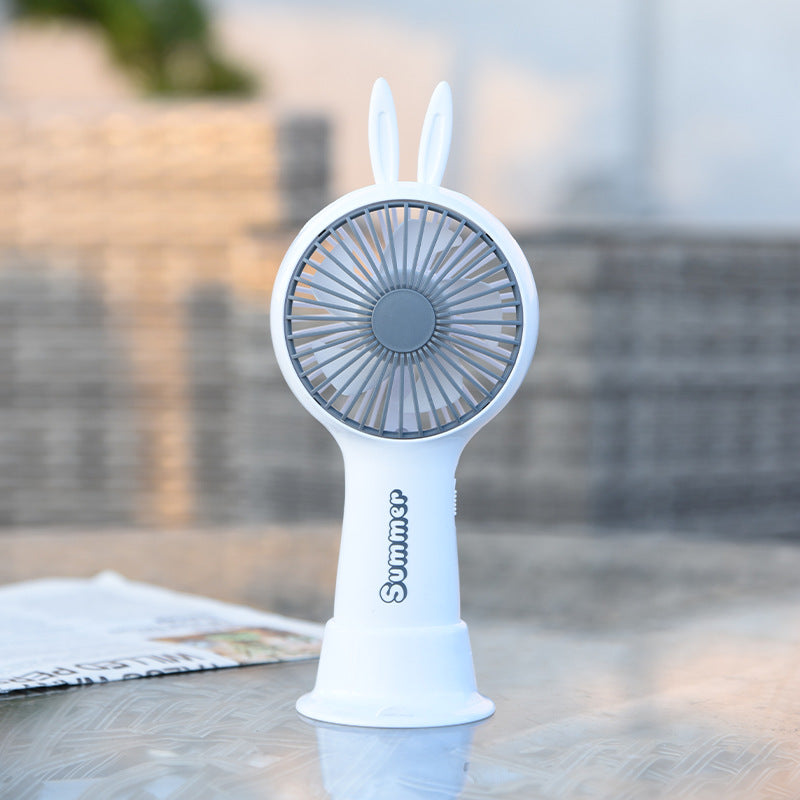 Portable Deer-Themed Handheld Cooling Fan Stornfield