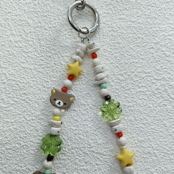 Fun-Themed Beaded Keychain Holder Stornfield