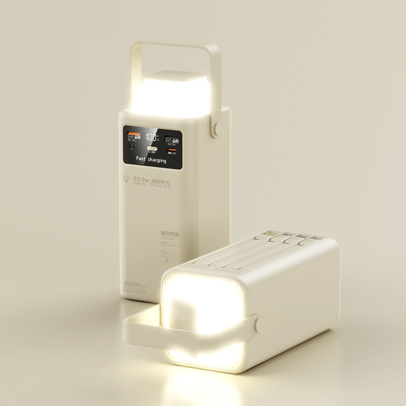 Multifunctional power bank with LED lighting Stornfield