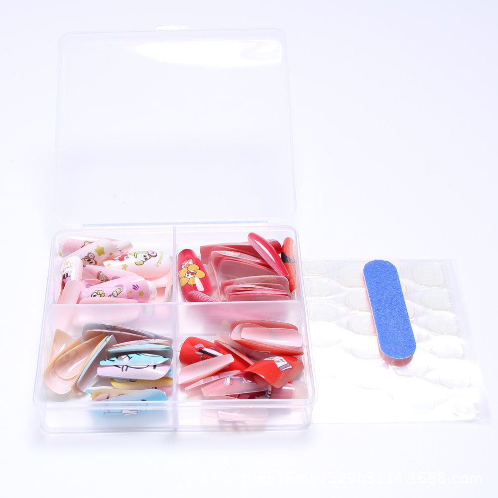 Decorative Press-On Nail Art Set Stornfield