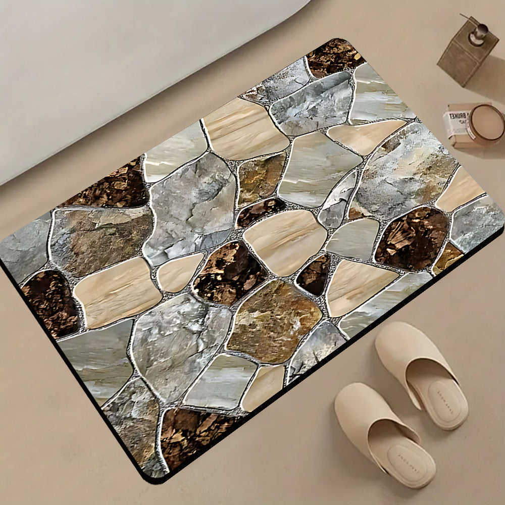 Artistic Mandala Design Bath Mat