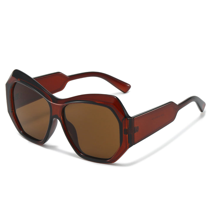 Statement Hexagonal Frame Sunglasses Stornfield
