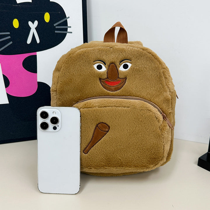 Plush children's backpack with cute monkey design Stornfield