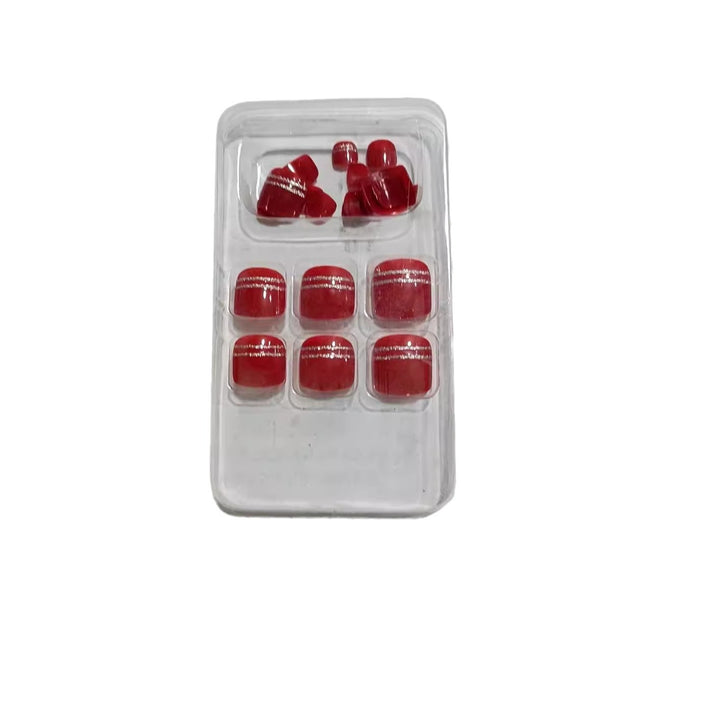 Glossy Decorative Press-On Nail Tips Stornfield