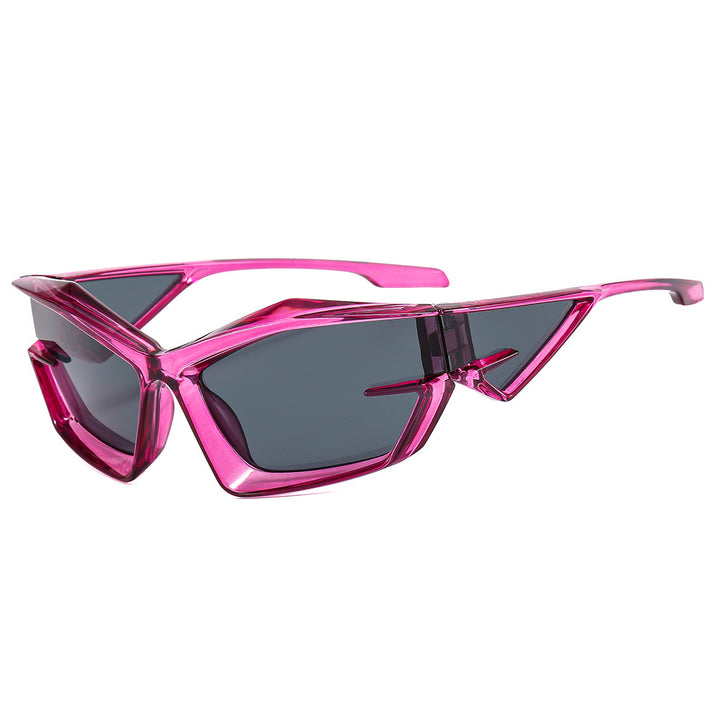 Women futuristic sunglasses with unique polygon design Stornfield