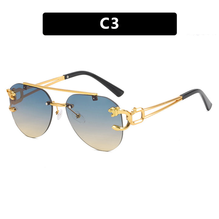 Women's unusual round sunglasses with decorative details Stornfield