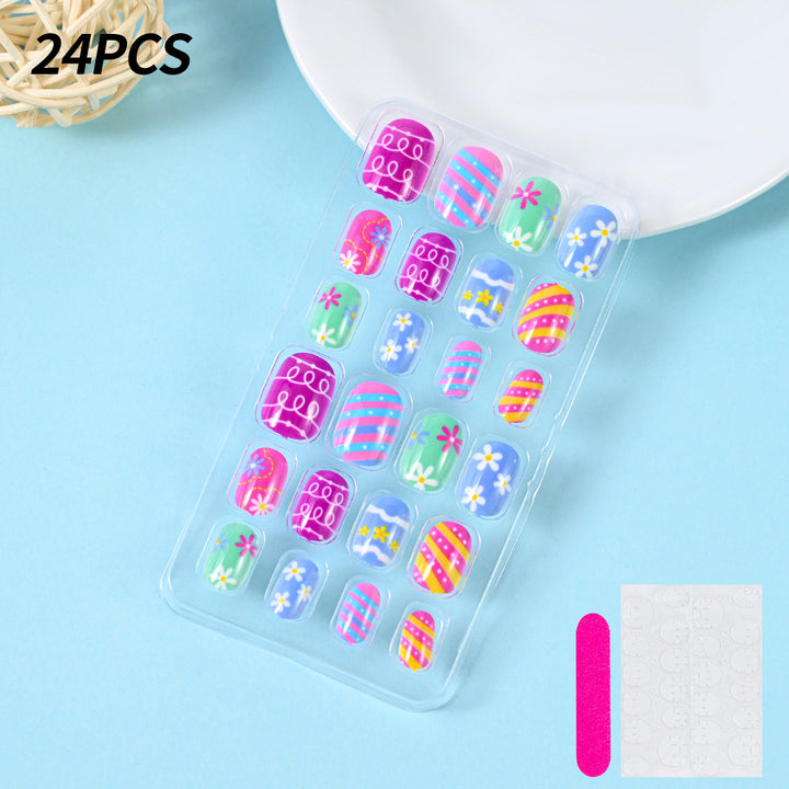 Themed Summer Beach Nail Art Press-On Nails Stornfield