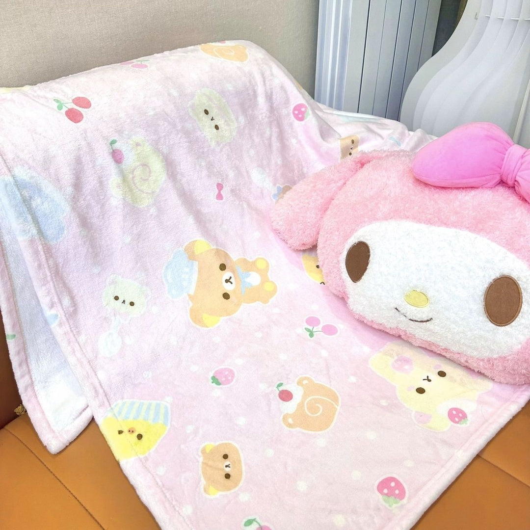 Cute Cartoon-Themed Cozy Blanket