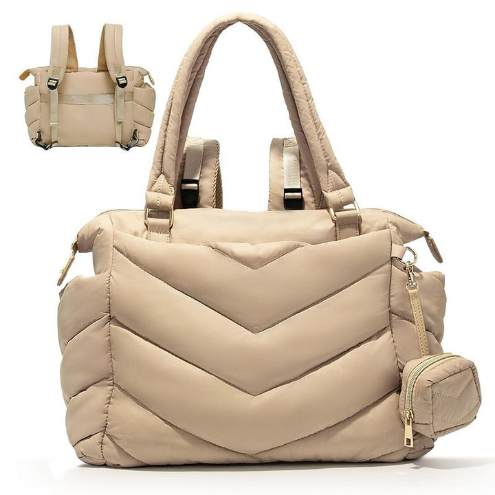 Padded shoulder bag with versatile carrying system Stornfield