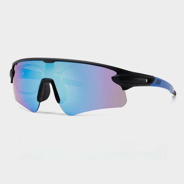 Unisex sporty high-performance sunglasses with aerodynamic design and adjustable nose pad Stornfield