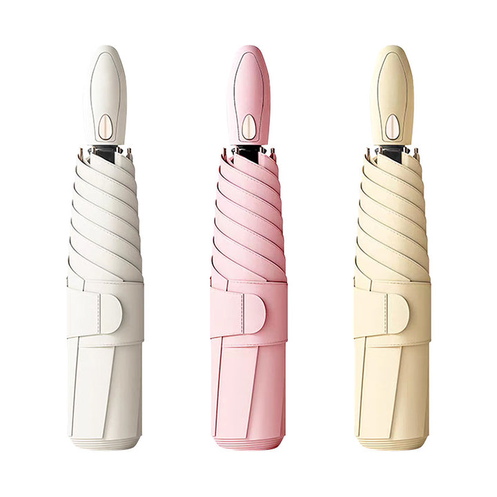Ladies Automatic Compact Umbrella with Ergonomic Handle Stornfield
