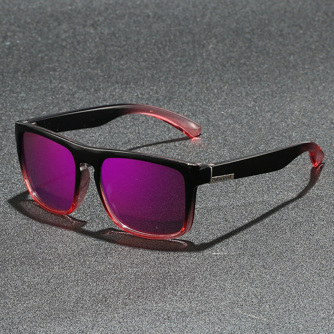Unisex nan polarized sports sunglasses with robust plastic frame and ergonomic temples Stornfield