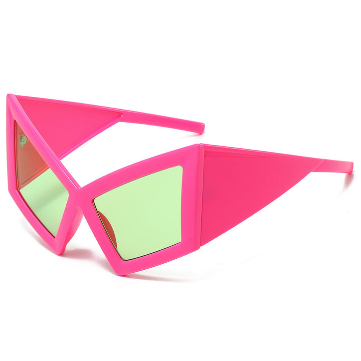 Futuristic Geometric Shield Sunglasses Stornfield