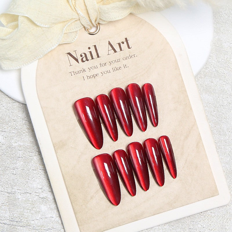 Glossy Stiletto Press-On Nails Stornfield