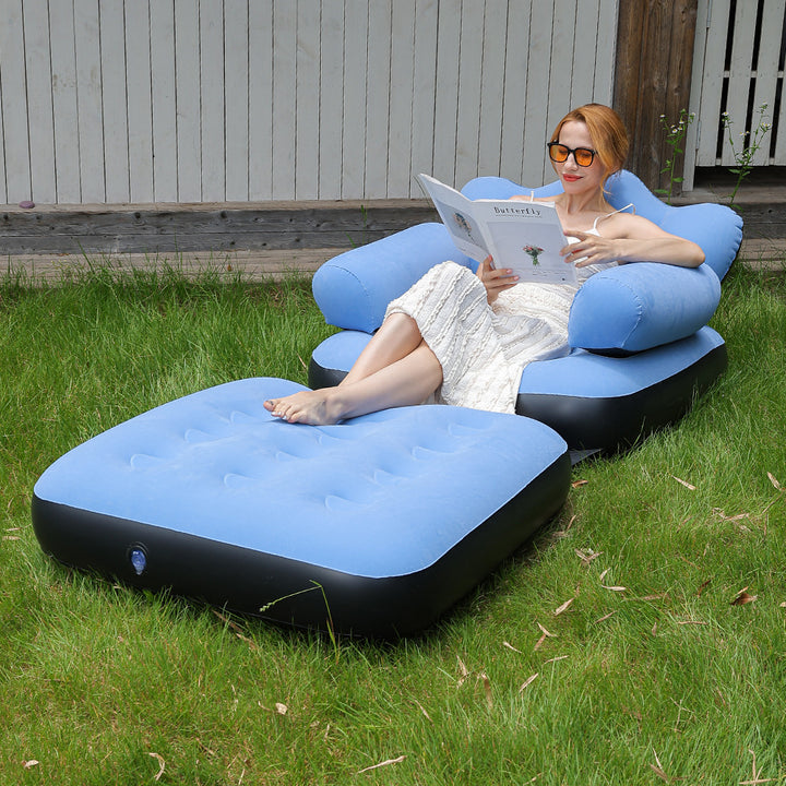 Women Inflatable Relax Lounge with Ergonomic Neck and Back Support Stornfield