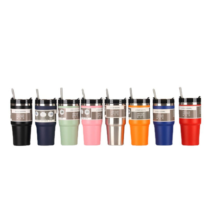 Unisex Insulated Drinking Cup with Integrated Straw Stornfield