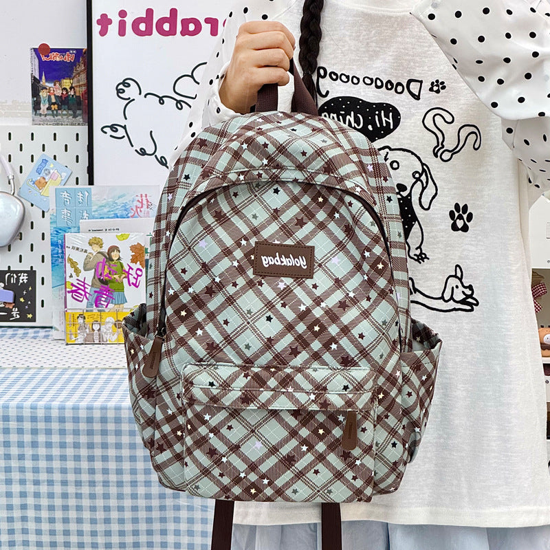 Playful Geometric Pattern Backpack Stornfield