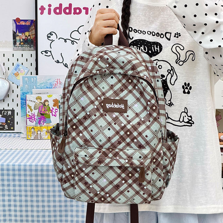 Playful Geometric Pattern Backpack Stornfield