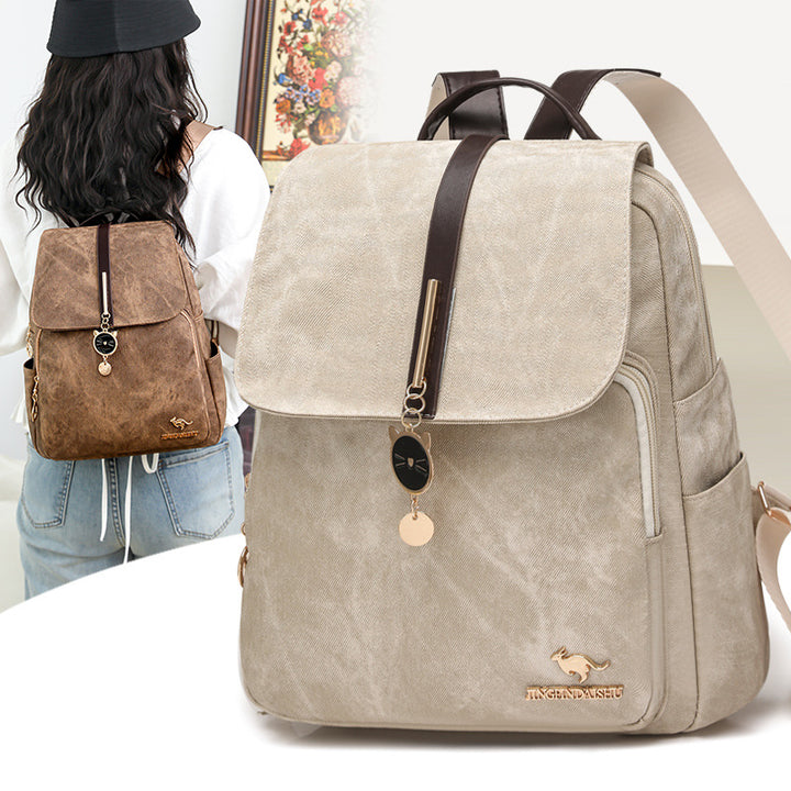Vintage-Inspired Canvas Backpack Stornfield