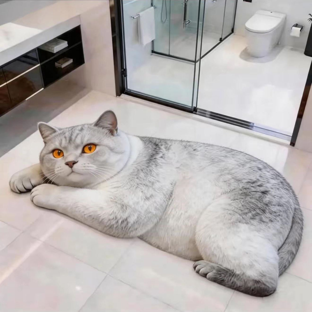 Cute Dog Shaped Bath Mat