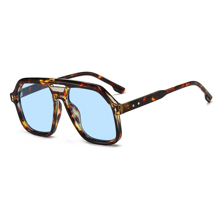 Women's oversized sunglasses with polygonal frame and UV protection Stornfield