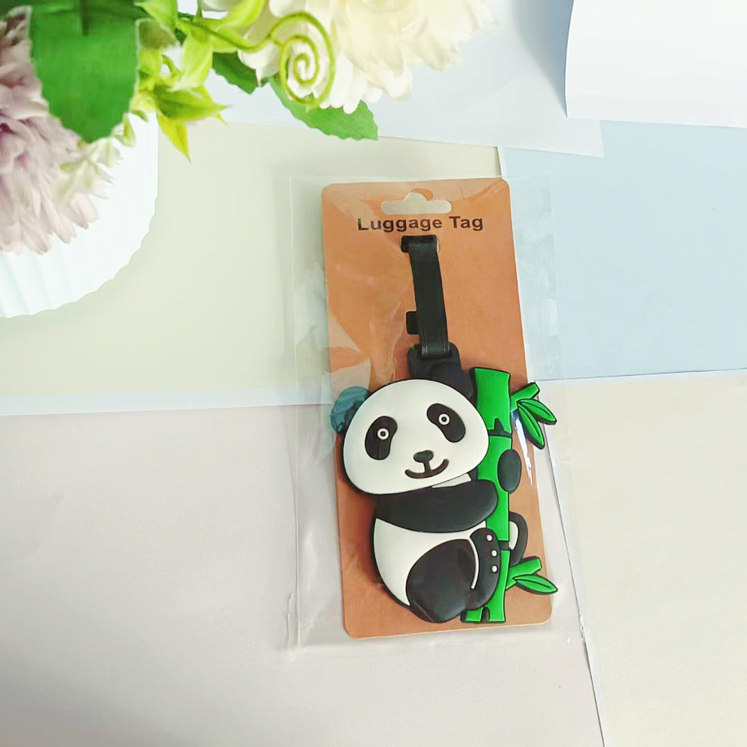 Unisex Panda-Themed Luggage Tag Stornfield