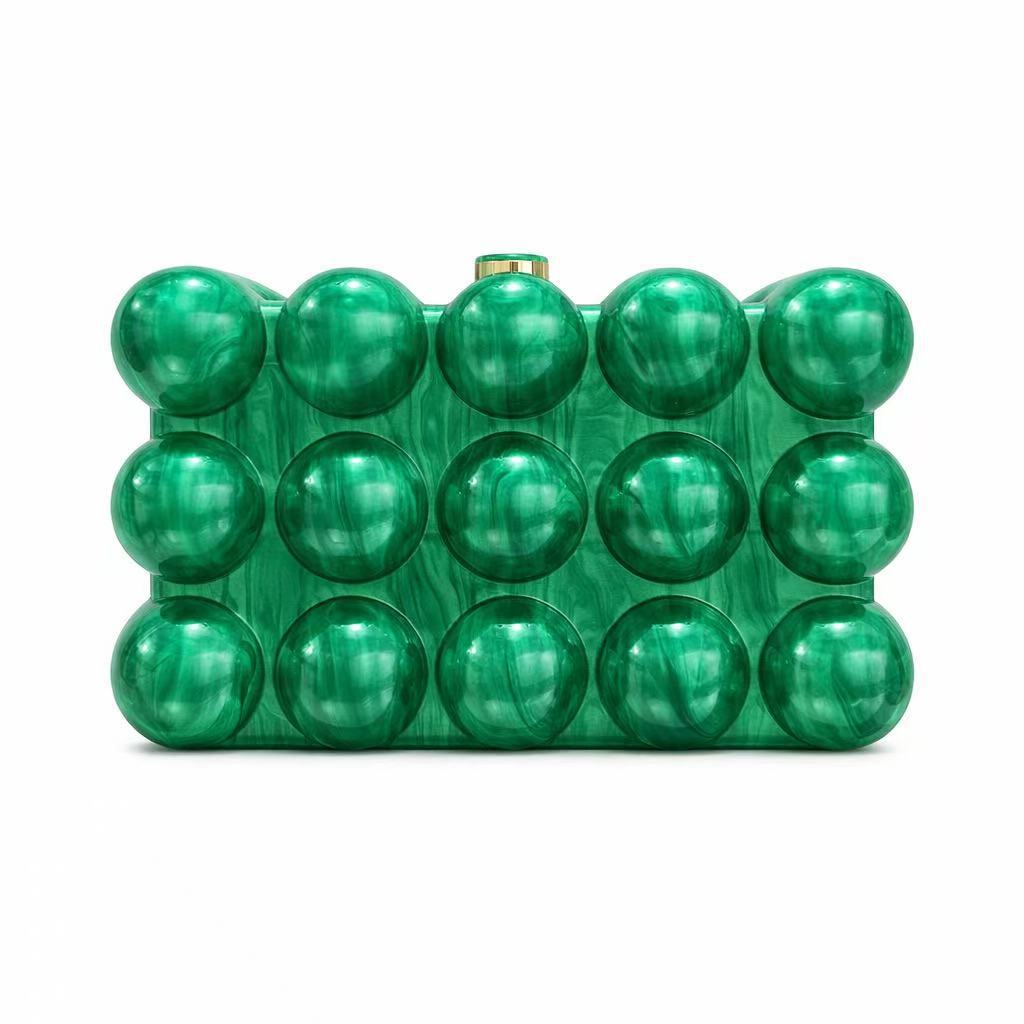 Contemporary Sculptural Acrylic Clutch