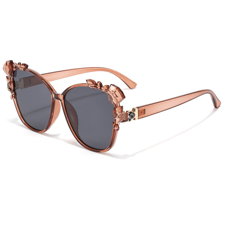Glamorous Cat-Eye Sunglasses with Crystal Embellishments Stornfield