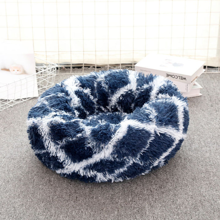 Women Round Plush Pet Bed Stornfield