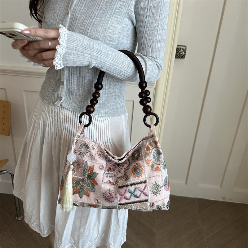 Artistic Patchwork Handbag