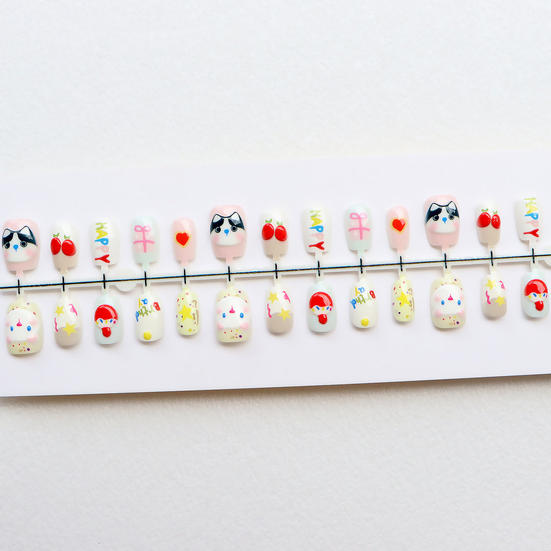 Creative Cartoon Themed Press-On Nails Stornfield