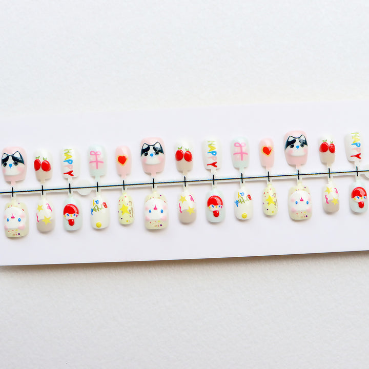 Creative Cartoon Themed Press-On Nails Stornfield