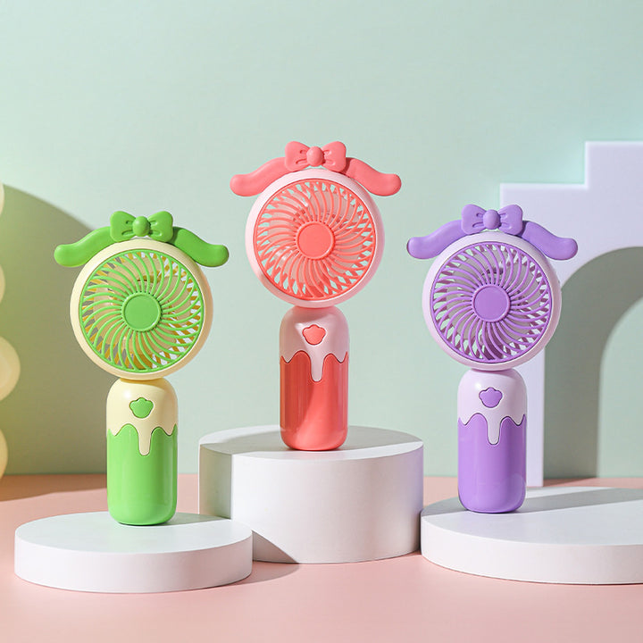 Unisex Cartoon Hand Fan with Cute Animal Design Stornfield